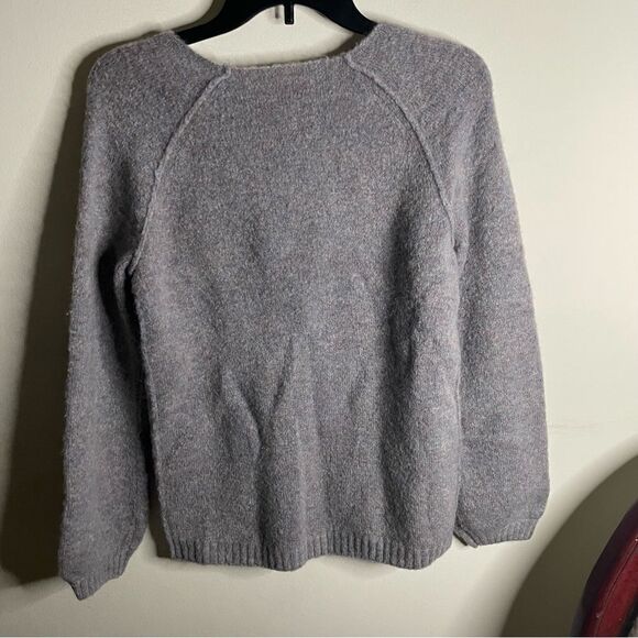 Aritzia Wilfred Chapais Gray Wool Blend Sweater- Size XS - Picture 4 of 8
